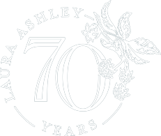 Laura Ashley - 70th Anniversary Logo White